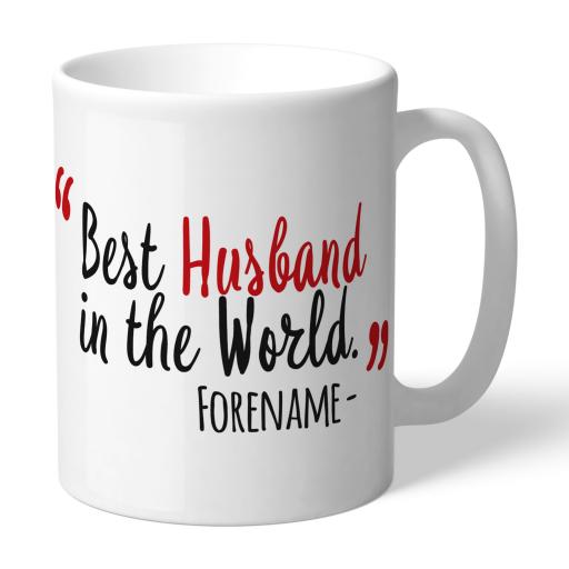 Personalised AFC Bournemouth Best Husband In The World Mug.