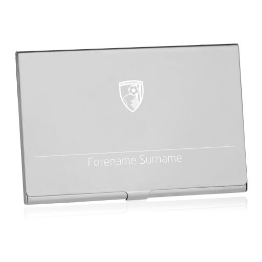 Personalised AFC Bournemouth Executive Business Card Holder.