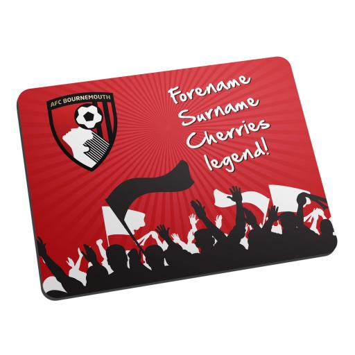 Personalised AFC Bournemouth Legend Mouse Mat.