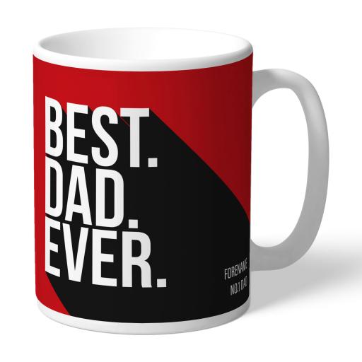Personalised AFC Bournemouth Best Dad Ever Mug.