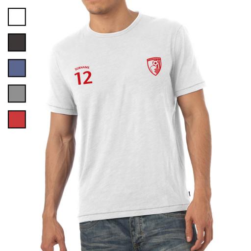 Personalised AFC Bournemouth Mens Sports T-Shirt.