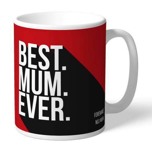 Personalised AFC Bournemouth Best Mum Ever Mug.