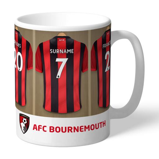Personalised AFC Bournemouth Dressing Room Mug.