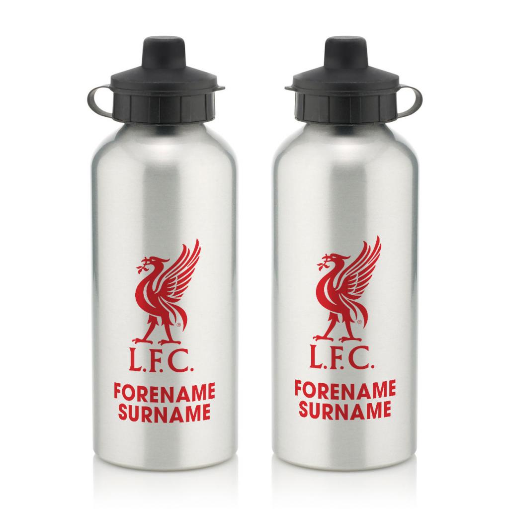 Official Personalised Liverpool FC Aluminium Water Bottle