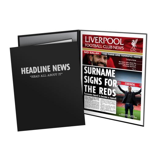 Personalised Liverpool FC News Folder.
