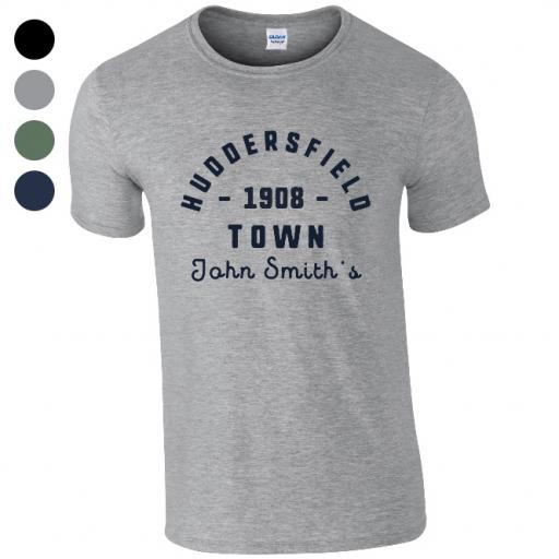 Personalised Huddersfield Town Stadium Vintage T-Shirt.