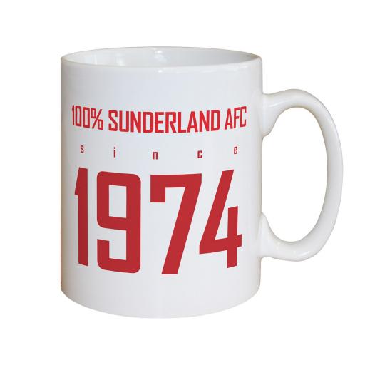 Personalised Sunderland AFC 100 Percent Mug.