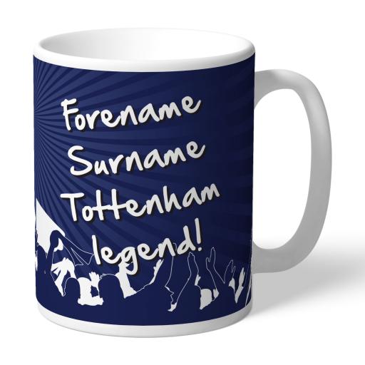 Personalised Tottenham Hotspur Legend Mug.