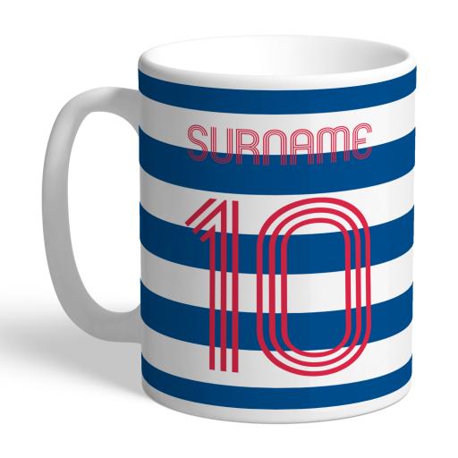 Personalised Reading FC Retro Shirt Mug.