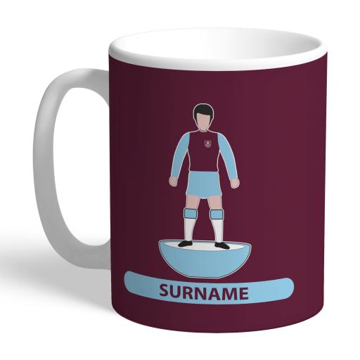 Personalised Burnley FC Player Figure Mug.