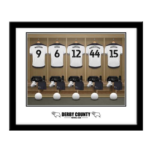 Derby County Dressing Room Framed Print