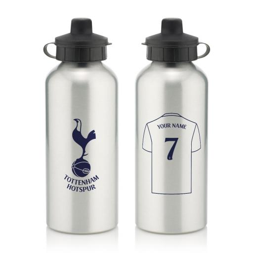 Personalised Tottenham Hotspur Aluminium Water Bottle.