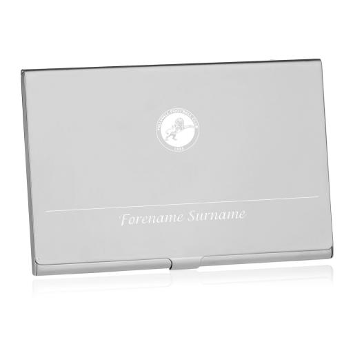 Personalised Millwall FC Executive Business Card Holder.
