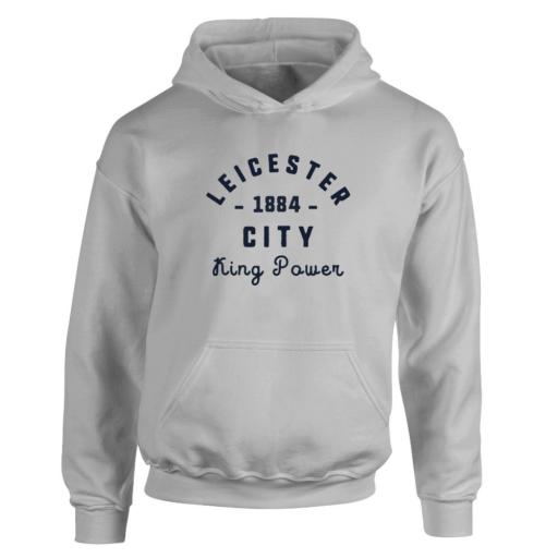 Personalised Leicester City FC Stadium Vintage Hoodie.