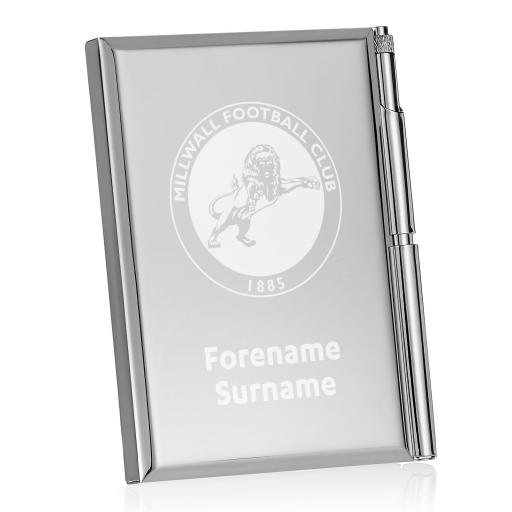 Personalised Millwall FC Crest Address Book.