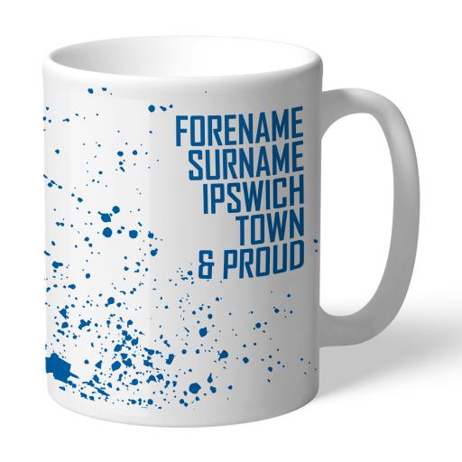 Personalised Ipswich Town FC Proud Mug.
