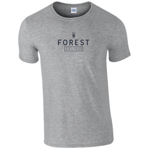 Personalised Nottingham Forest FC Minimal T-Shirt.