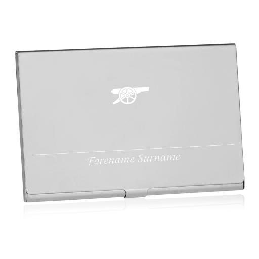 Personalised Arsenal FC Executive Business Card Holder.