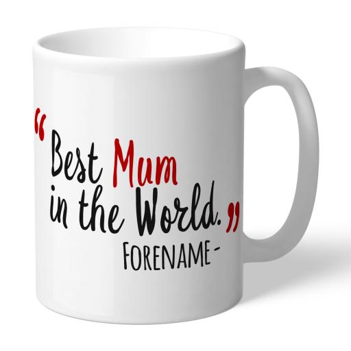 Personalised Brentford Best Mum In The World Mug.