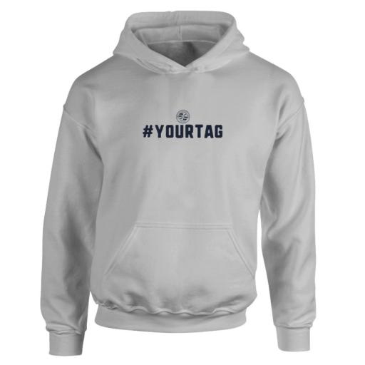Personalised Reading FC Crest Hashtag Hoodie.