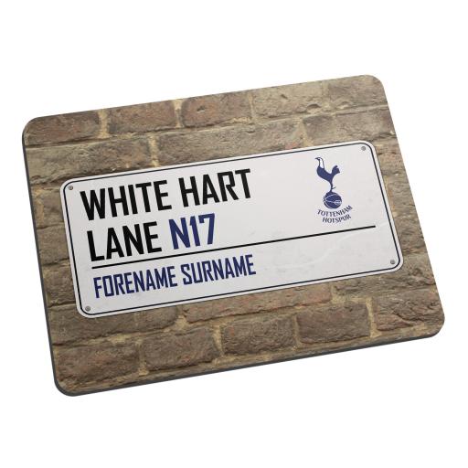 Personalised Tottenham Hotspur Street Sign Mouse Mat.
