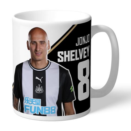Personalised Newcastle United FC Shelvey Autograph Mug.