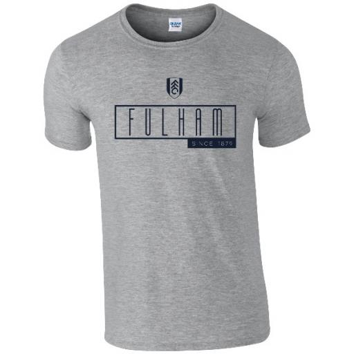 Personalised Fulham FC Art Deco T-Shirt.