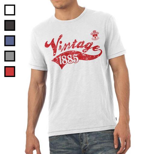 Personalised Southampton FC Mens Vintage T-Shirt.