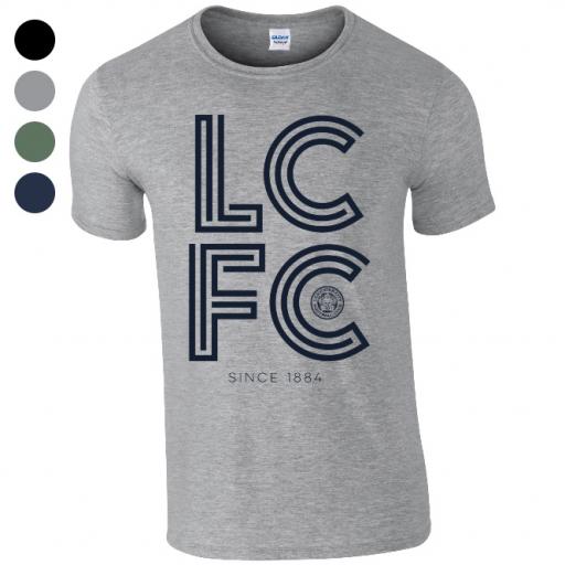 Personalised Leicester City FC Stripe T-Shirt.