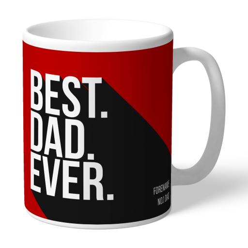 Personalised Brentford Best Dad Ever Mug.