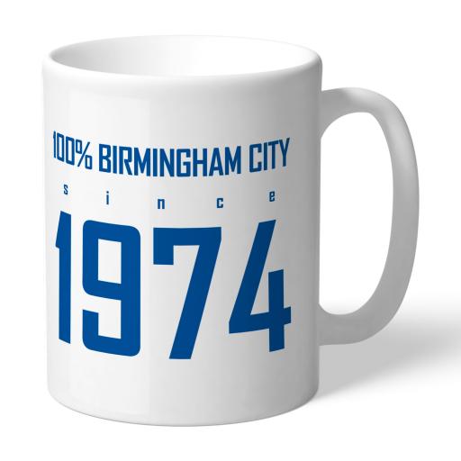 Personalised Birmingham City FC 100 Percent Mug.