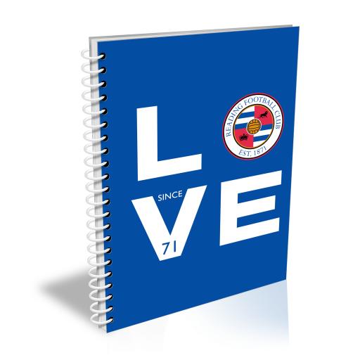 Personalised Reading Love Notebook.