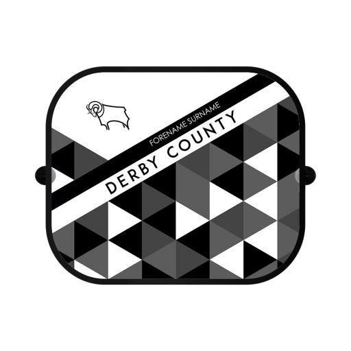 Derby County Patterned Car Sunshade