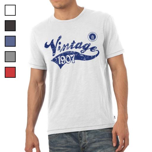 Personalised Rochdale AFC Mens Vintage T-Shirt.