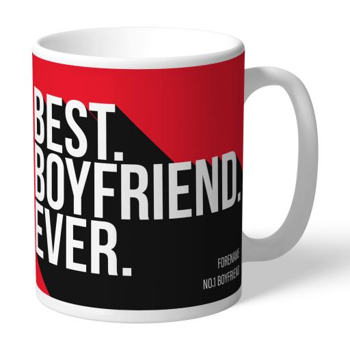 Personalised Nottingham Forest Best Boyfriend Ever Mug.
