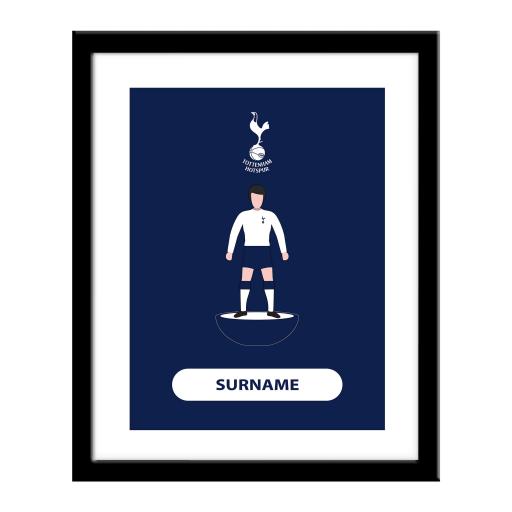 Personalised Tottenham Hotspur Player Figure Print.