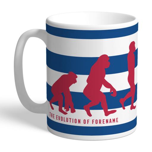 Personalised Reading FC Evolution Mug.
