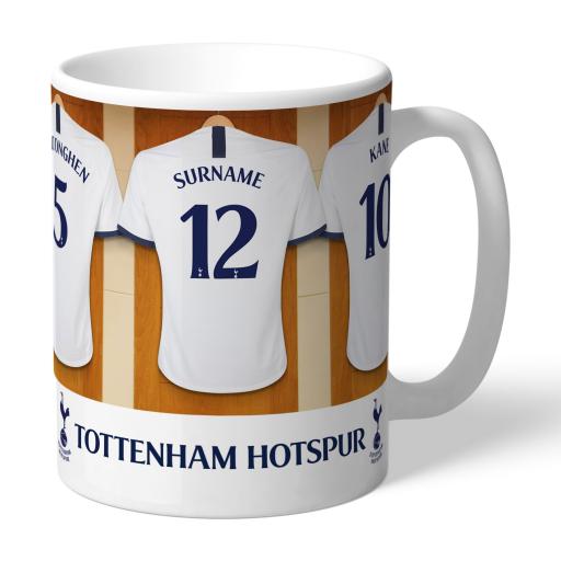 Personalised Tottenham Hotspur Dressing Room Mug.
