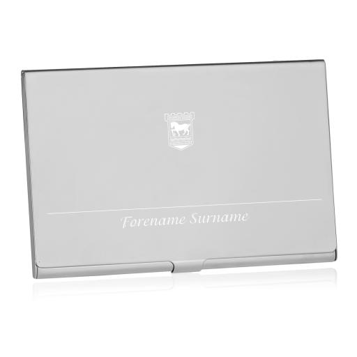 Personalised Ipswich Town FC Executive Business Card Holder.