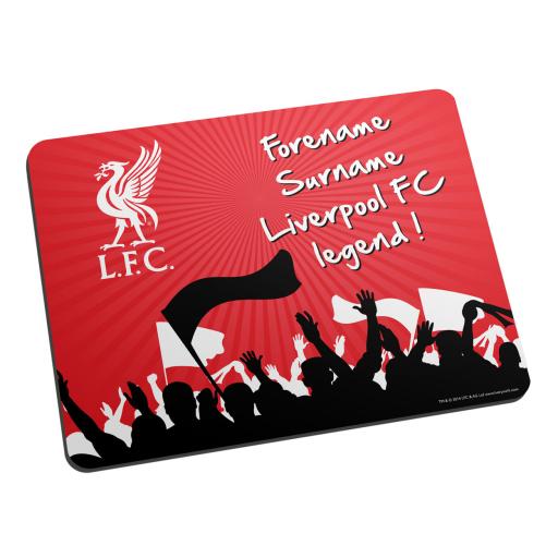 Personalised Liverpool FC Legend Mouse Mat.