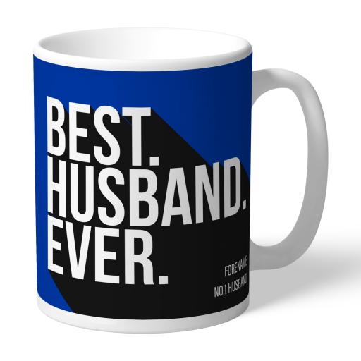 Personalised Brighton & Hove Albion FC Best Husband Ever Mug.