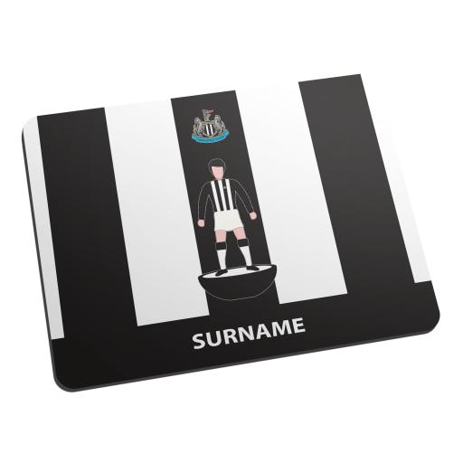 Personalised Newcastle United FC Player Figure Mouse Mat.