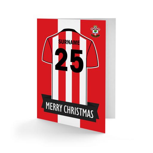 Southampton FC Shirt Christmas Card