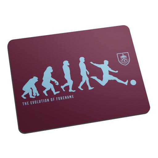 Personalised Burnley FC Evolution Mouse Mat.