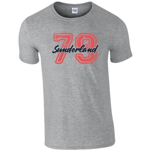 Personalised Sunderland AFC Varsity Number T-Shirt.