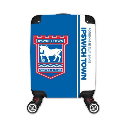 Personalised Ipswich Town FC Crest Kid's Suitcase.