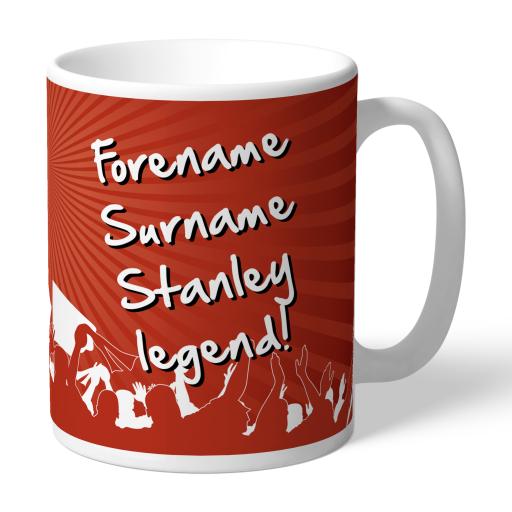 Personalised Accrington Stanley Legend Mug.