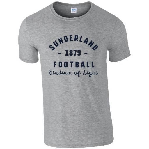 Personalised Sunderland AFC Stadium Vintage T-Shirt.