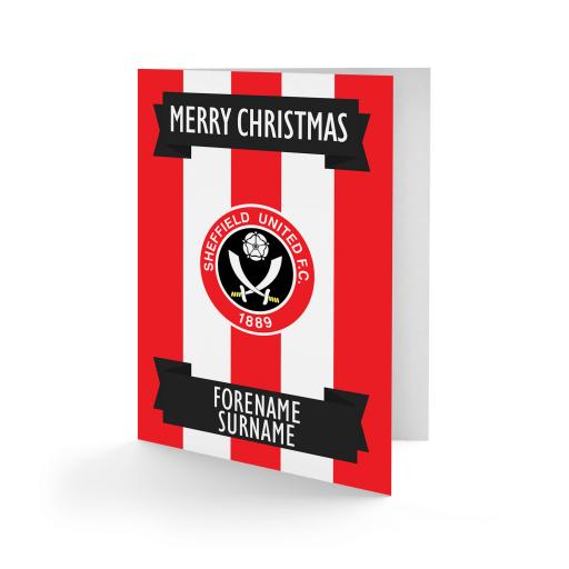 Sheffield United FC Crest Christmas Card