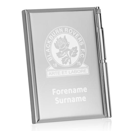 Personalised Blackburn Rovers FC Crest Address Book.